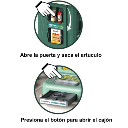 Maleta Juguete 2 en 1: Mi Primer Supermercado