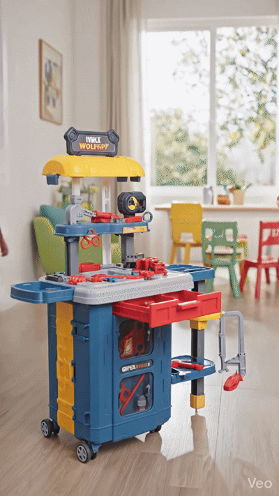 Maleta Infantil Taller de Herramientas